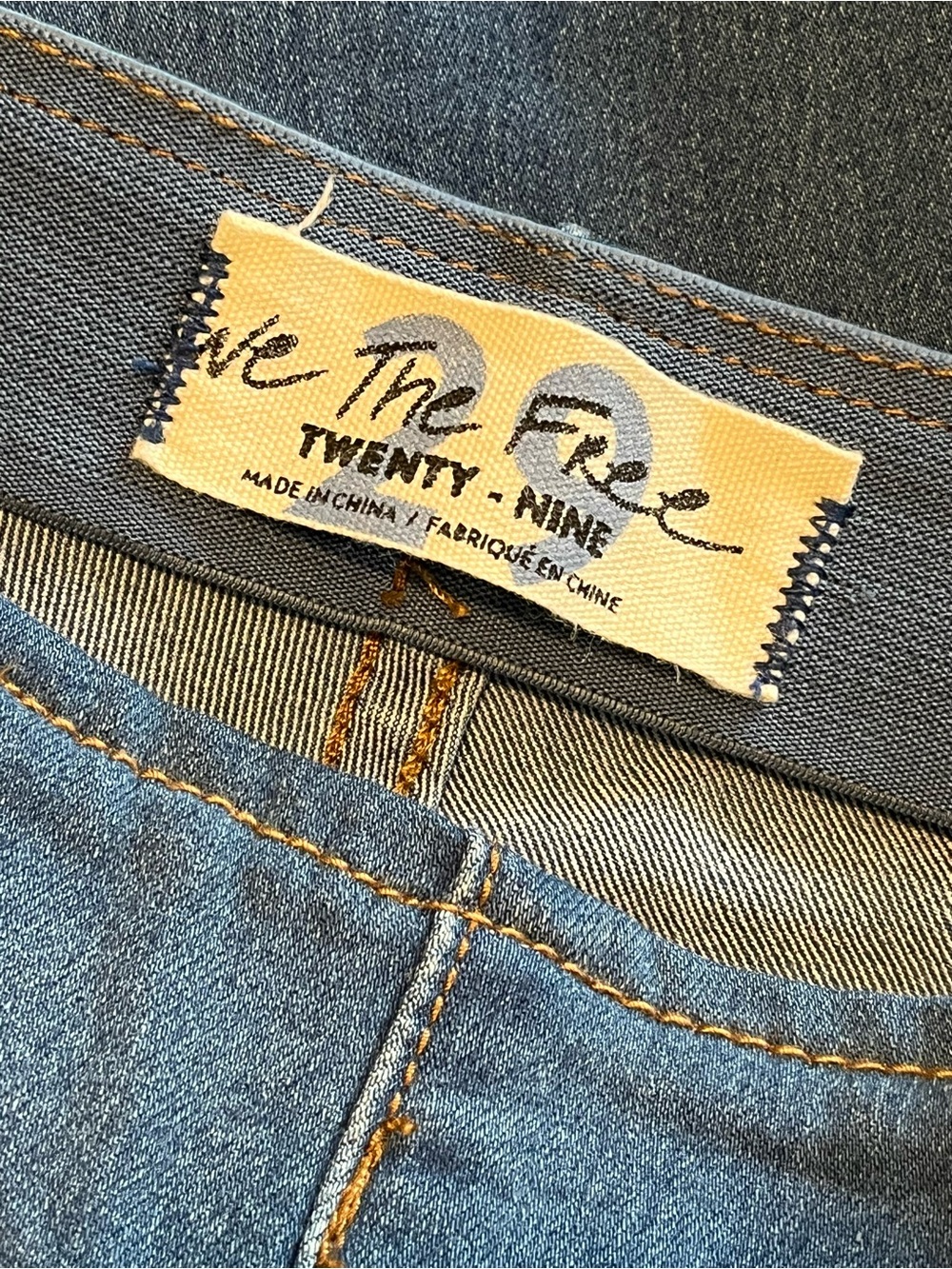 Free People We The Free People Penny Pull On Flare Stretch Jeans Size 29 - Picture 6 of 8